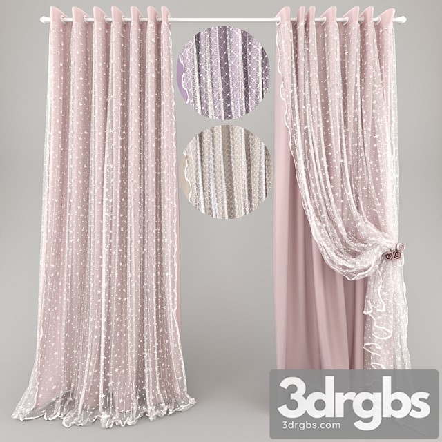 Curtain 25_2 3dsmax Download - thumbnail 1