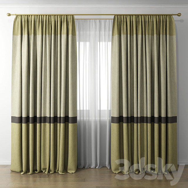 Curtain 26 3DSMax File - thumbnail 1