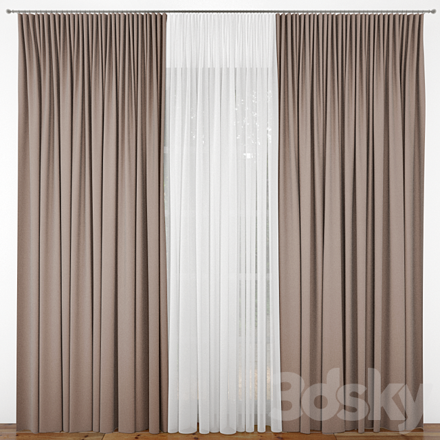 Curtain 26 3DSMax File - thumbnail 1