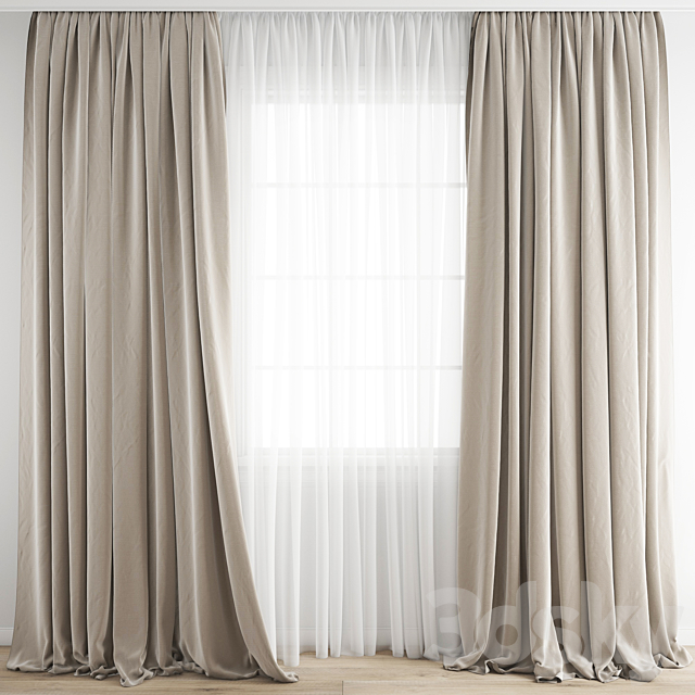 Curtain 261 3DSMax File - thumbnail 1