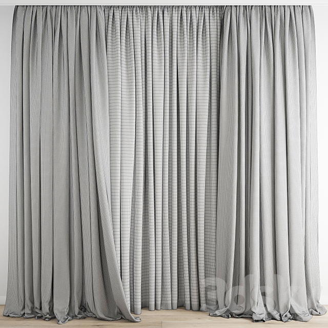 Curtain 261 3DSMax File - thumbnail 4