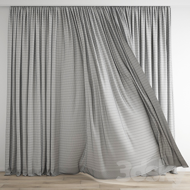 Curtain 266 3DSMax File - thumbnail 5