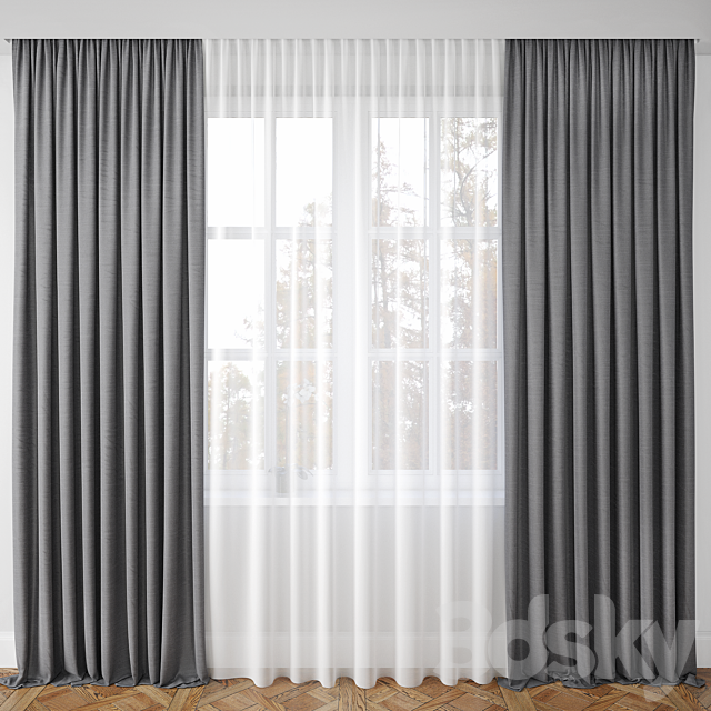 Curtain 27 3DSMax File - thumbnail 1