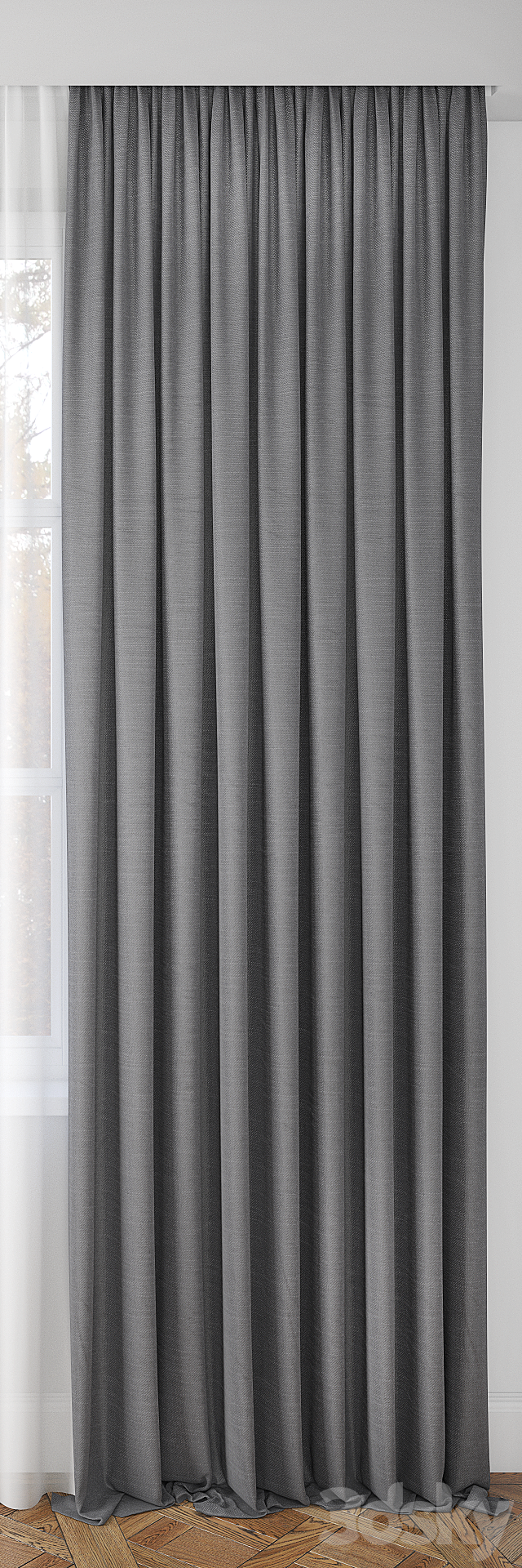 Curtain 27 3DSMax File - thumbnail 2