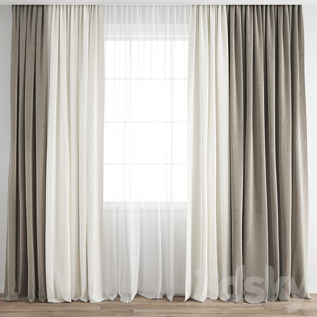 Curtain 279 3DSMax File - thumbnail 1