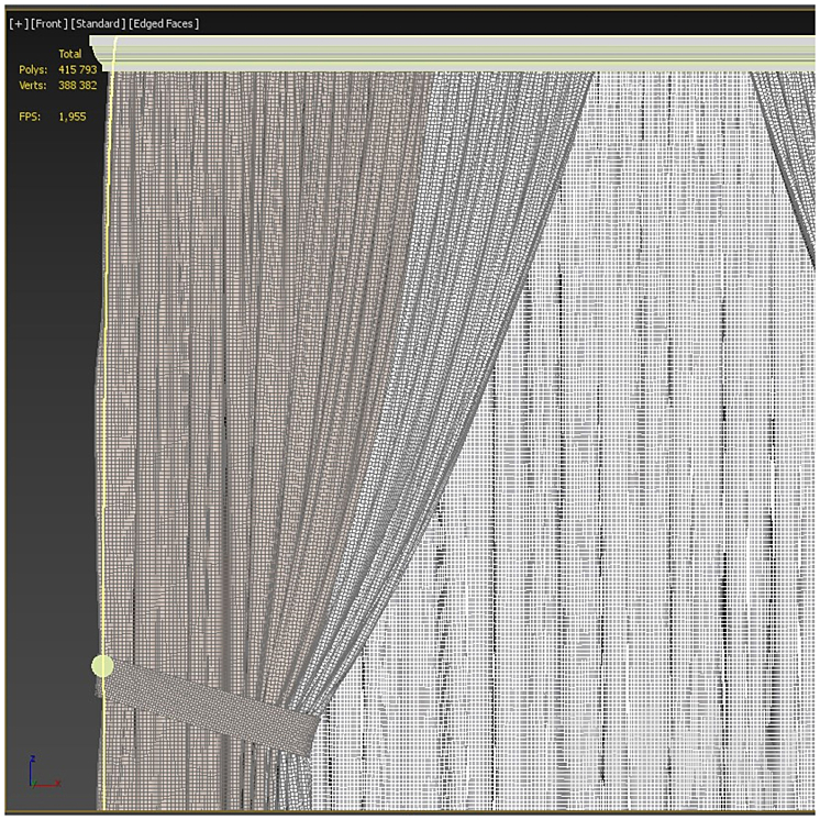 Curtain 28 3DS Max - thumbnail 2