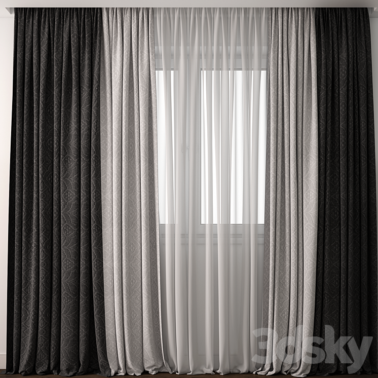 Curtain 28 3DS Max - thumbnail 1