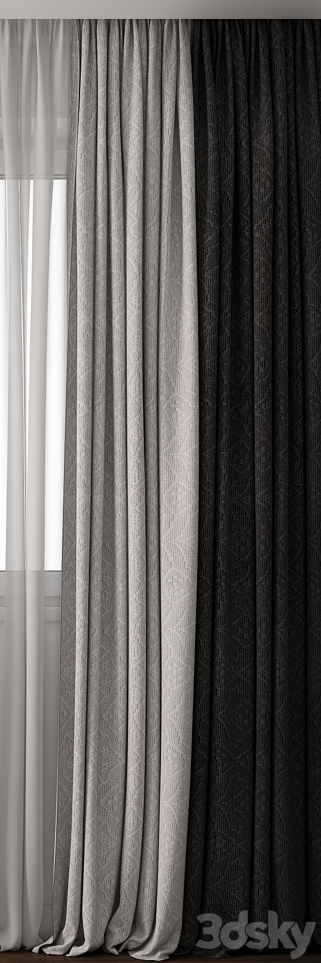 Curtain 28 3DSMax File - thumbnail 3