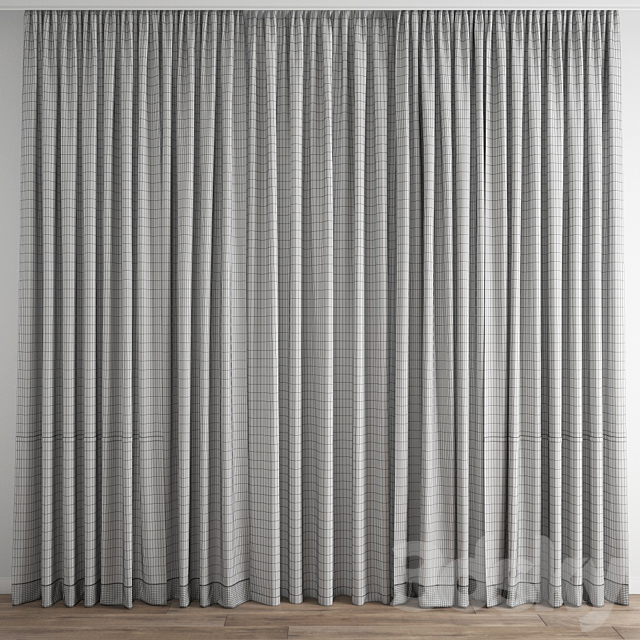 Curtain 281 3DSMax File - thumbnail 4