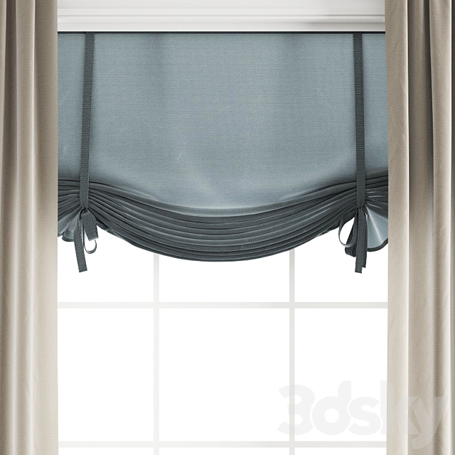 Curtain 282 3DS Max Model - thumbnail 4