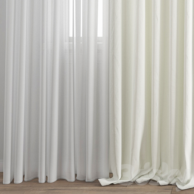 Curtain 284 3DSMax File - thumbnail 4