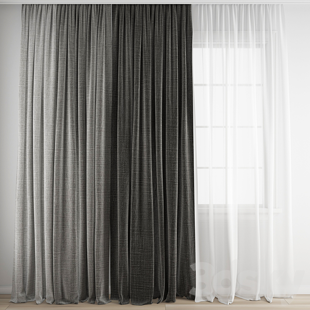 Curtain 286 3ds Max - thumbnail 1