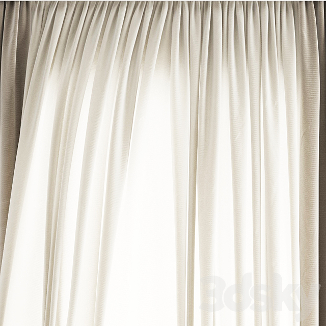 Curtain 287 3DSMax File - thumbnail 5