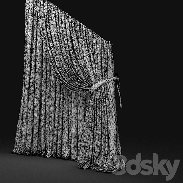 Curtain 29 3DS Max Model - thumbnail 3