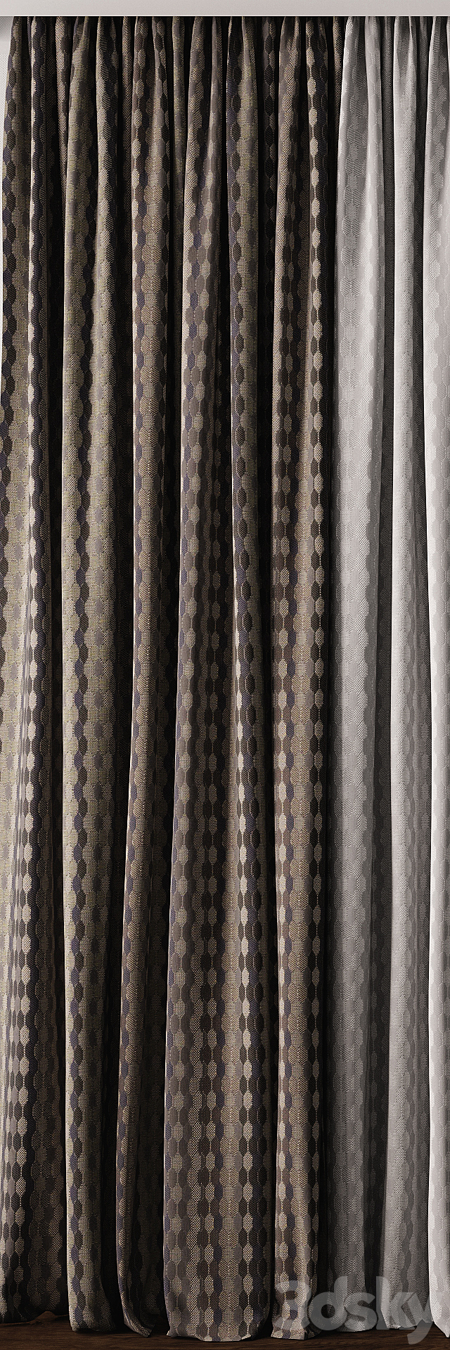 Curtain 29 3DSMax File - thumbnail 2