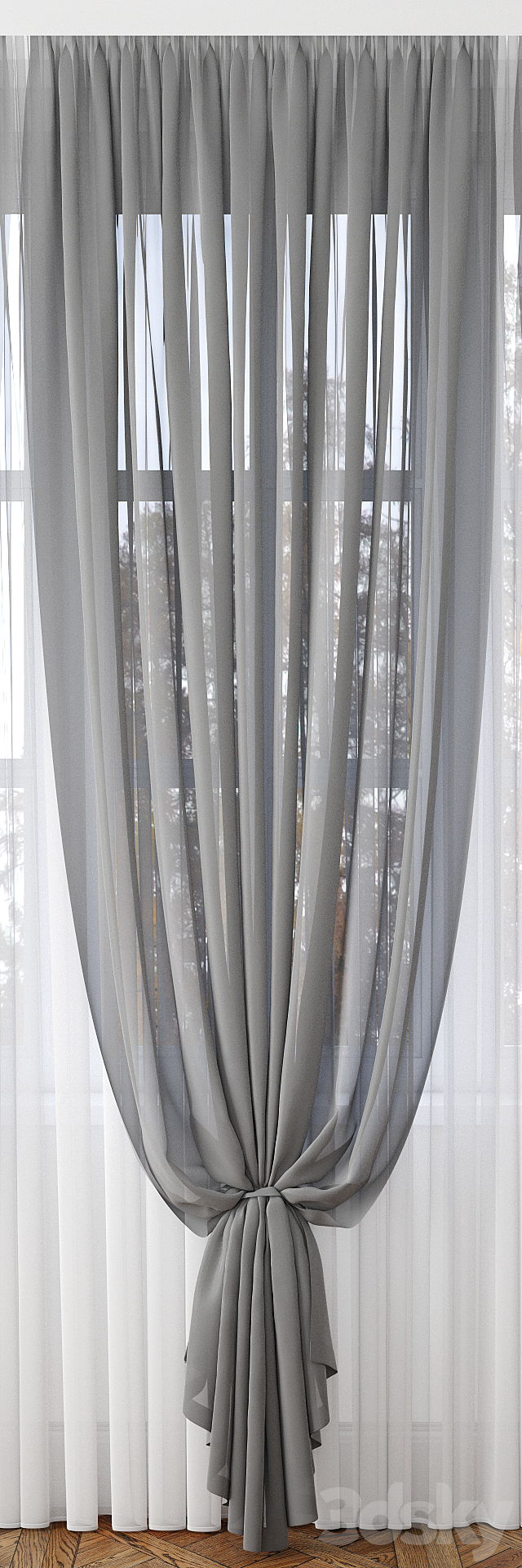 Curtain 29 3DSMax File - thumbnail 2