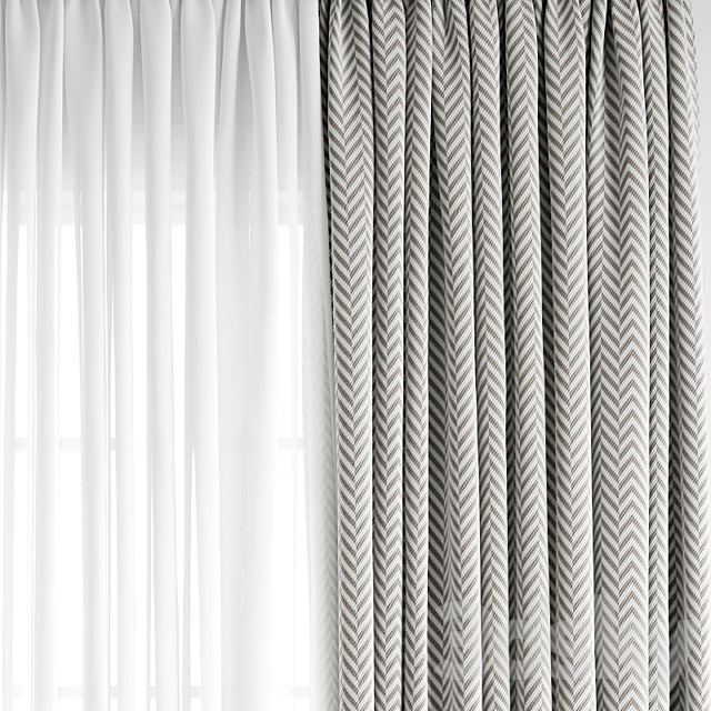 Curtain 292 3DS Max Model - thumbnail 4