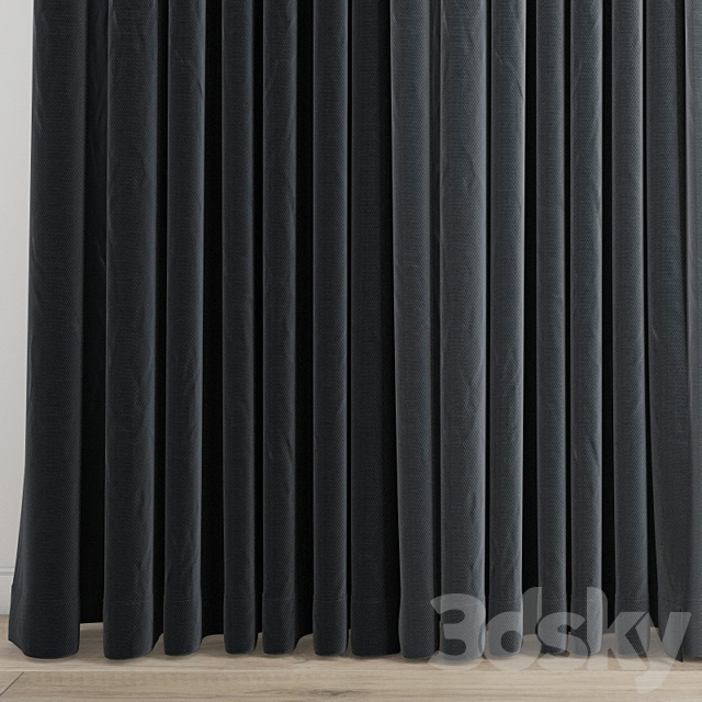 Curtain 296 3DS Max Model - thumbnail 2