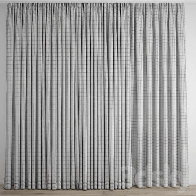 Curtain 296 3DS Max Model - thumbnail 4