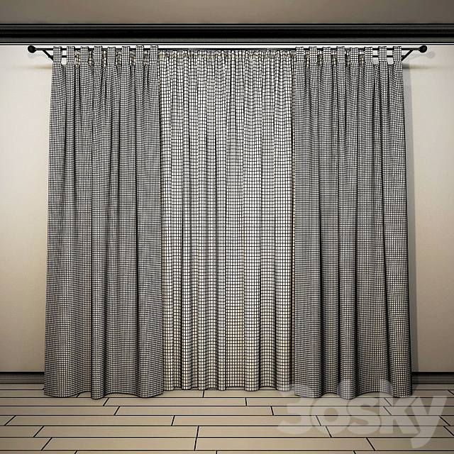 Curtain-3 3DS Max Model - thumbnail 2