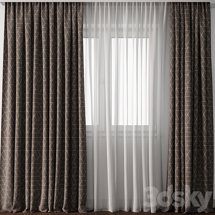 Curtain 30 3DS Max - thumbnail 1