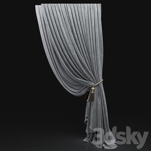 Curtain 302 3DSMax File - thumbnail 1