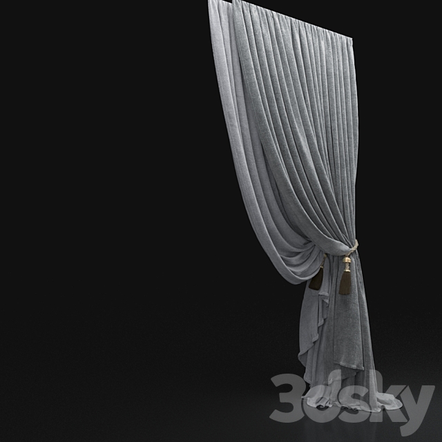 Curtain 302 3DSMax File - thumbnail 2