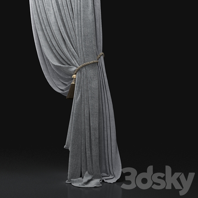 Curtain 302 3DSMax File - thumbnail 3