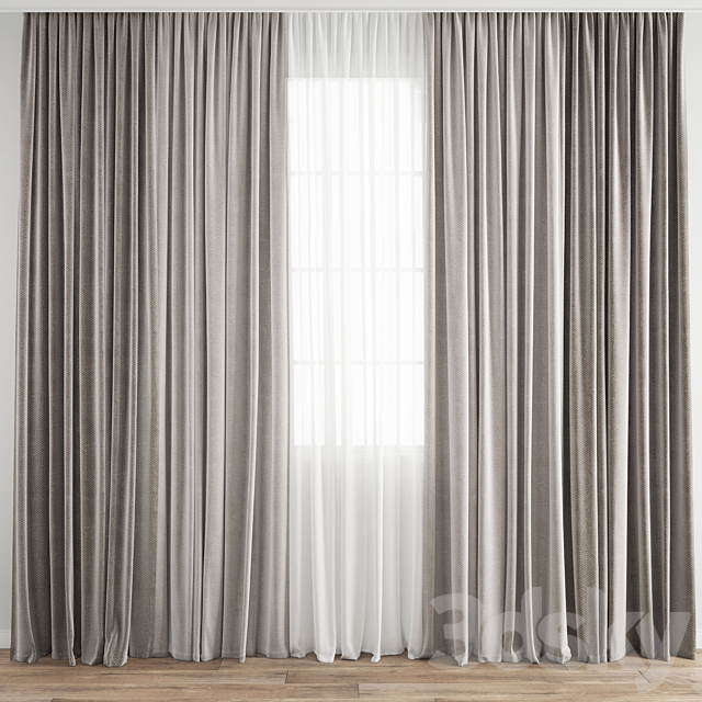 Curtain 303 3DSMax File - thumbnail 1