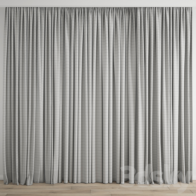 Curtain 304 3DS Max Model - thumbnail 4