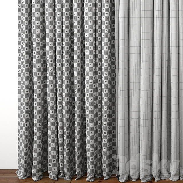 Curtain 31 3DSMax File - thumbnail 3