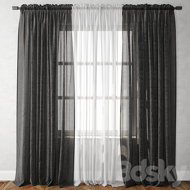 Curtain 32 3DSMax File - thumbnail 1