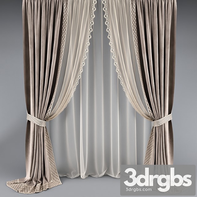 Curtain 33 9 3dsmax Download - thumbnail 1