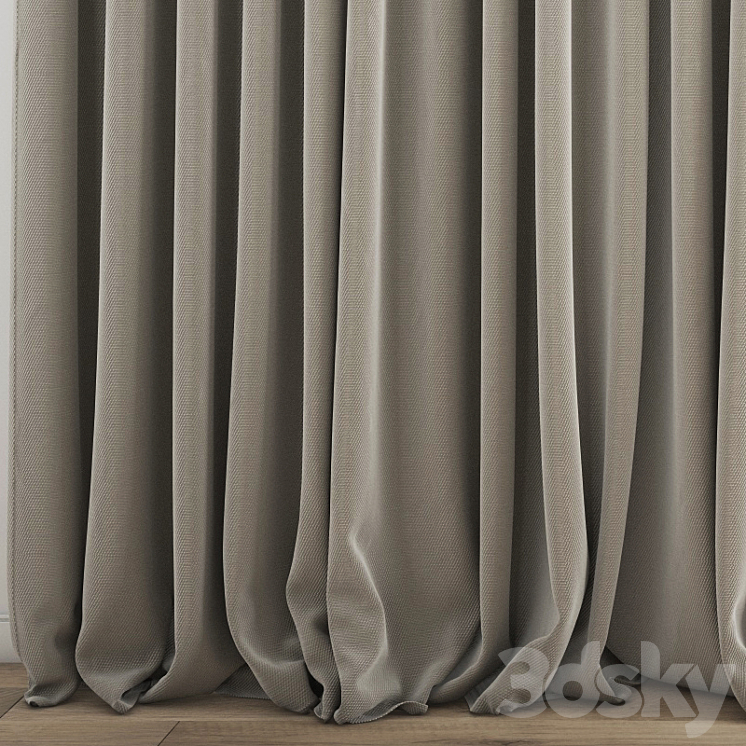 Curtain 331 3DS Max Model - thumbnail 2