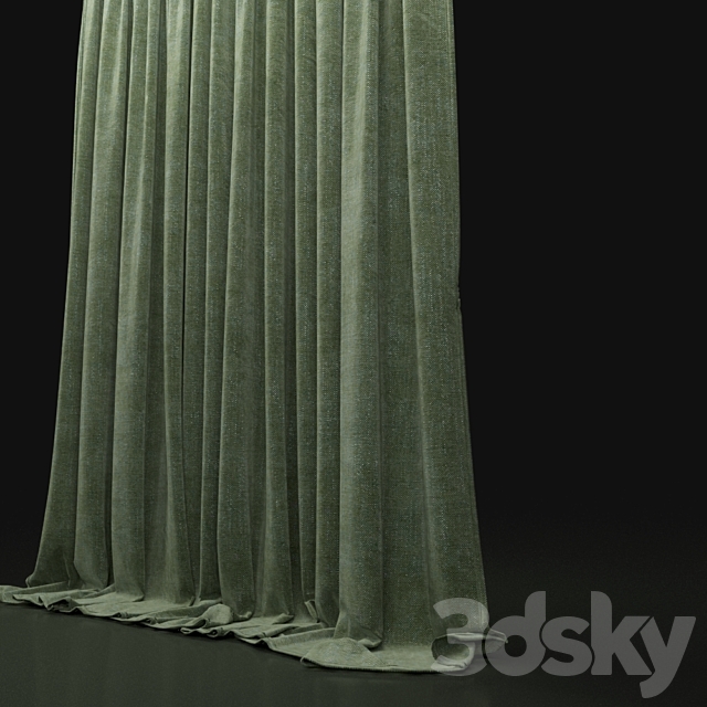 Curtain 343 3DSMax File - thumbnail 3