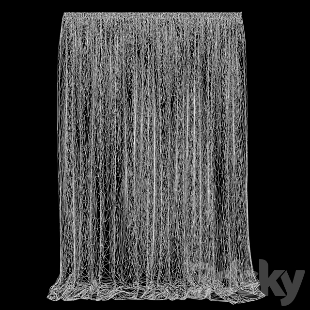 Curtain 343 3DSMax File - thumbnail 4