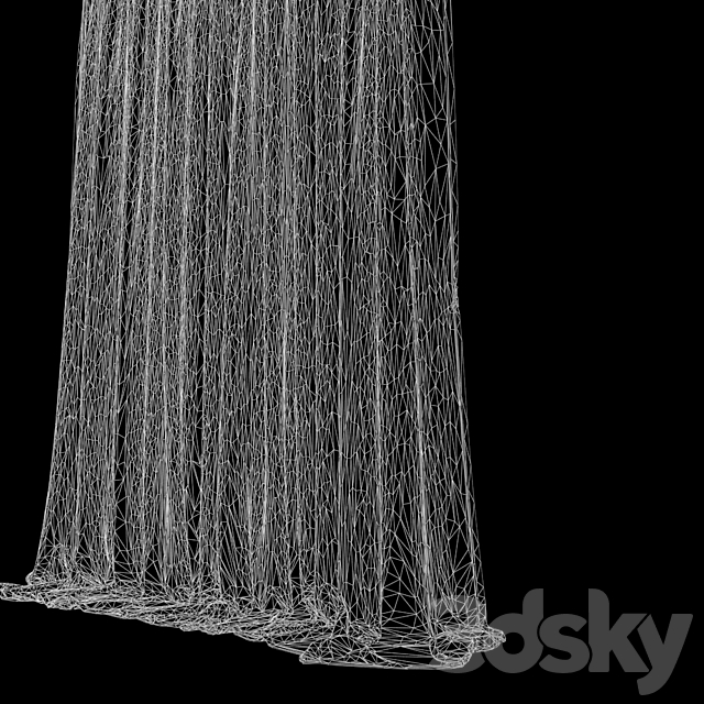 Curtain 343 3DSMax File - thumbnail 5