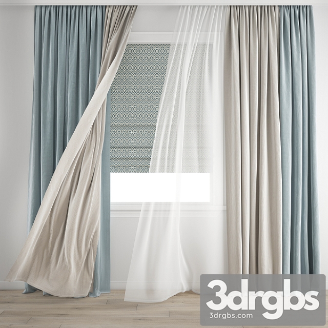 Curtain 346 3dsmax Download - thumbnail 1