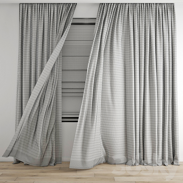 Curtain 346 _ Wind blowing effect 9 3DSMax File - thumbnail 6