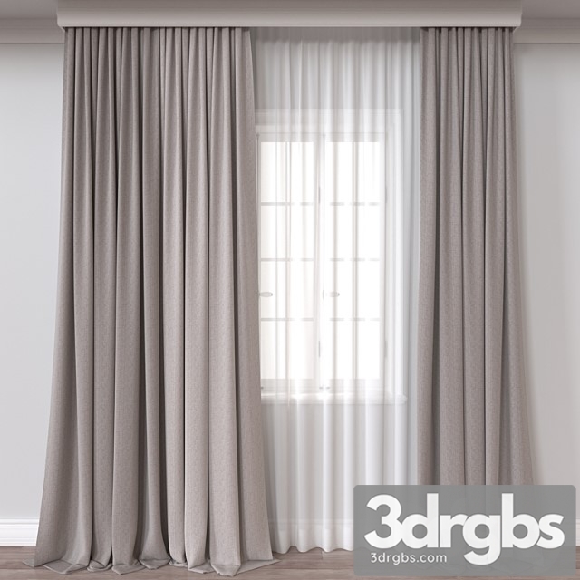 Curtain 351 2 3dsmax Download - thumbnail 1