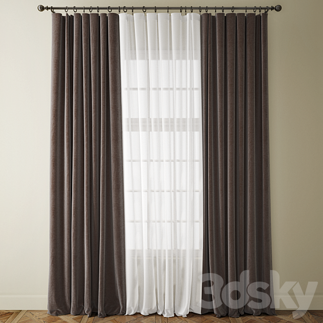 Curtain 37 3DSMax File - thumbnail 1