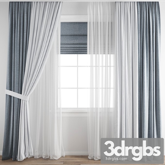 Curtain 373 2 3dsmax Download - thumbnail 1