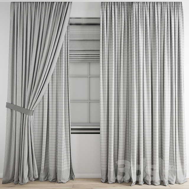 Curtain 373 3DSMax File - thumbnail 4