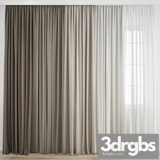 Curtain 375 2 3dsmax Download - thumbnail 1