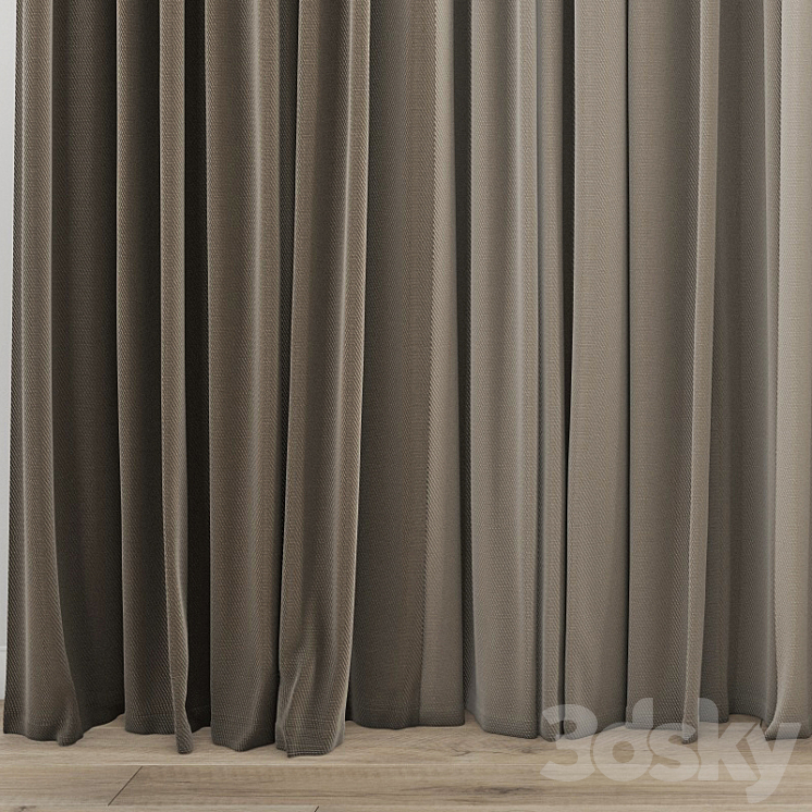 Curtain 375 3DS Max - thumbnail 2