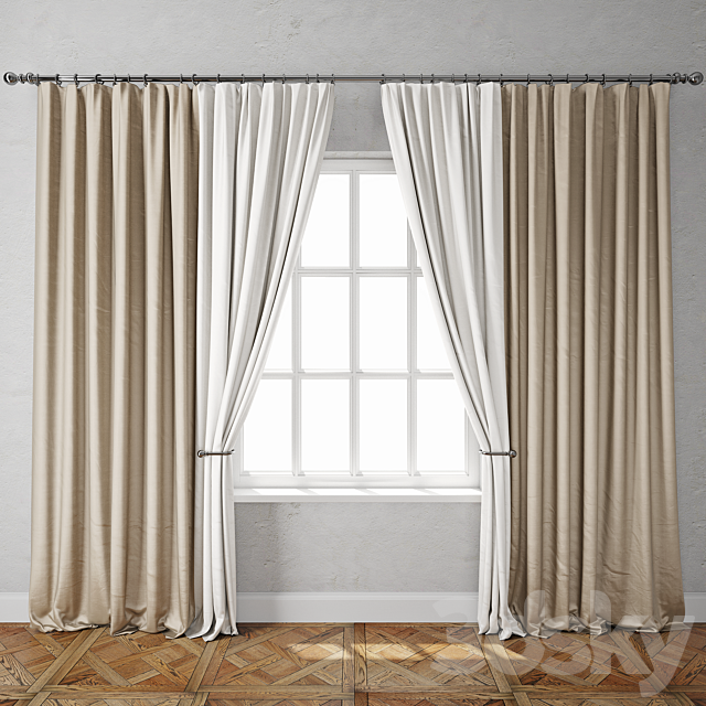 Curtain 38 3DSMax File - thumbnail 1