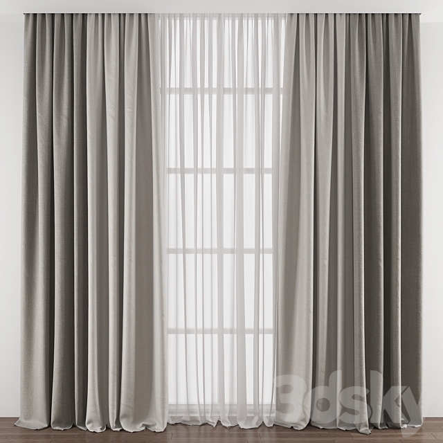 Curtain 384 3DSMax File - thumbnail 1