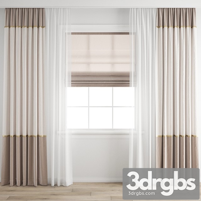 Curtain 389 1 3dsmax Download - thumbnail 1