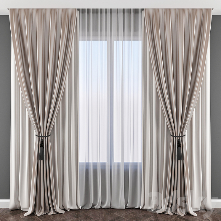 Curtain 3DS Max - thumbnail 1