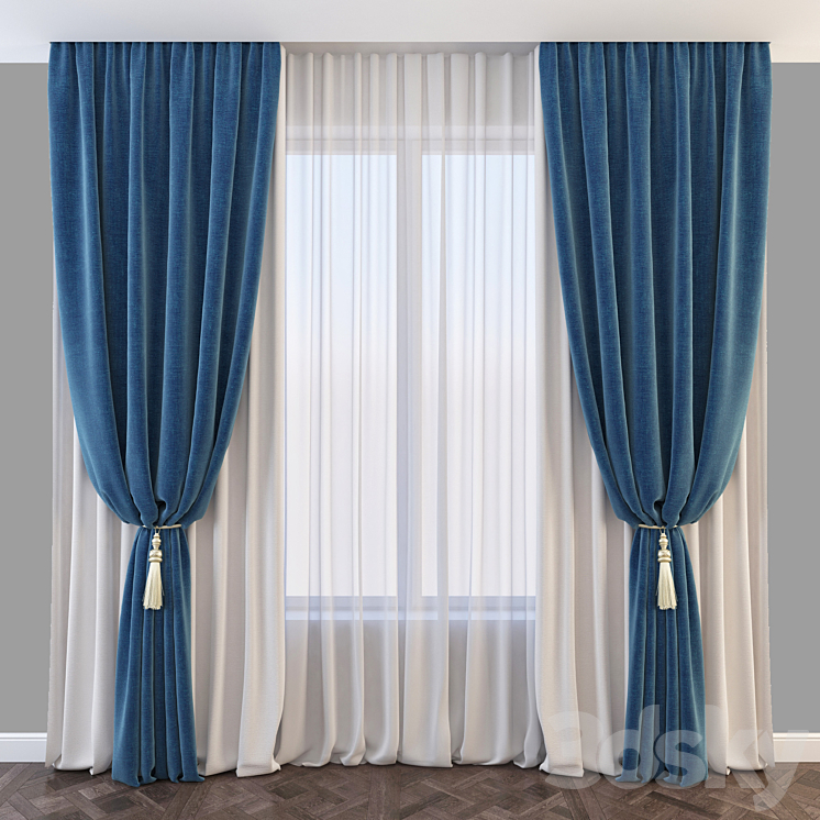 Curtain 3DS Max - thumbnail 1